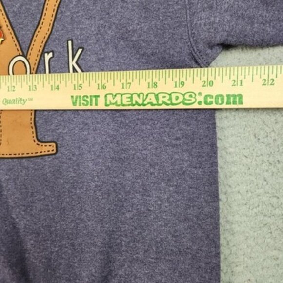 Vintage American Eagle Sweatshirt Mens Medium NY New York Crewneck 90s USA Made - Picture 10 of 14